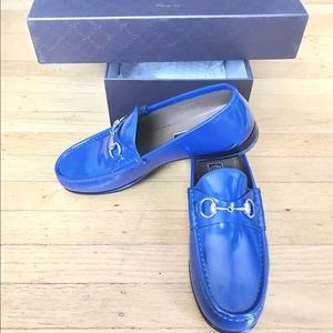 Gucci blue loafer’s